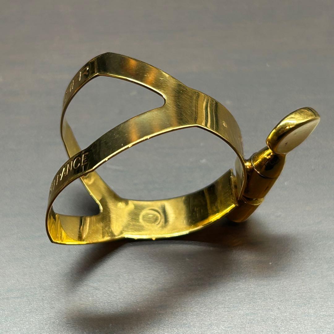 Selmer テナーサックス用リガチャー 金メッキ 中古品