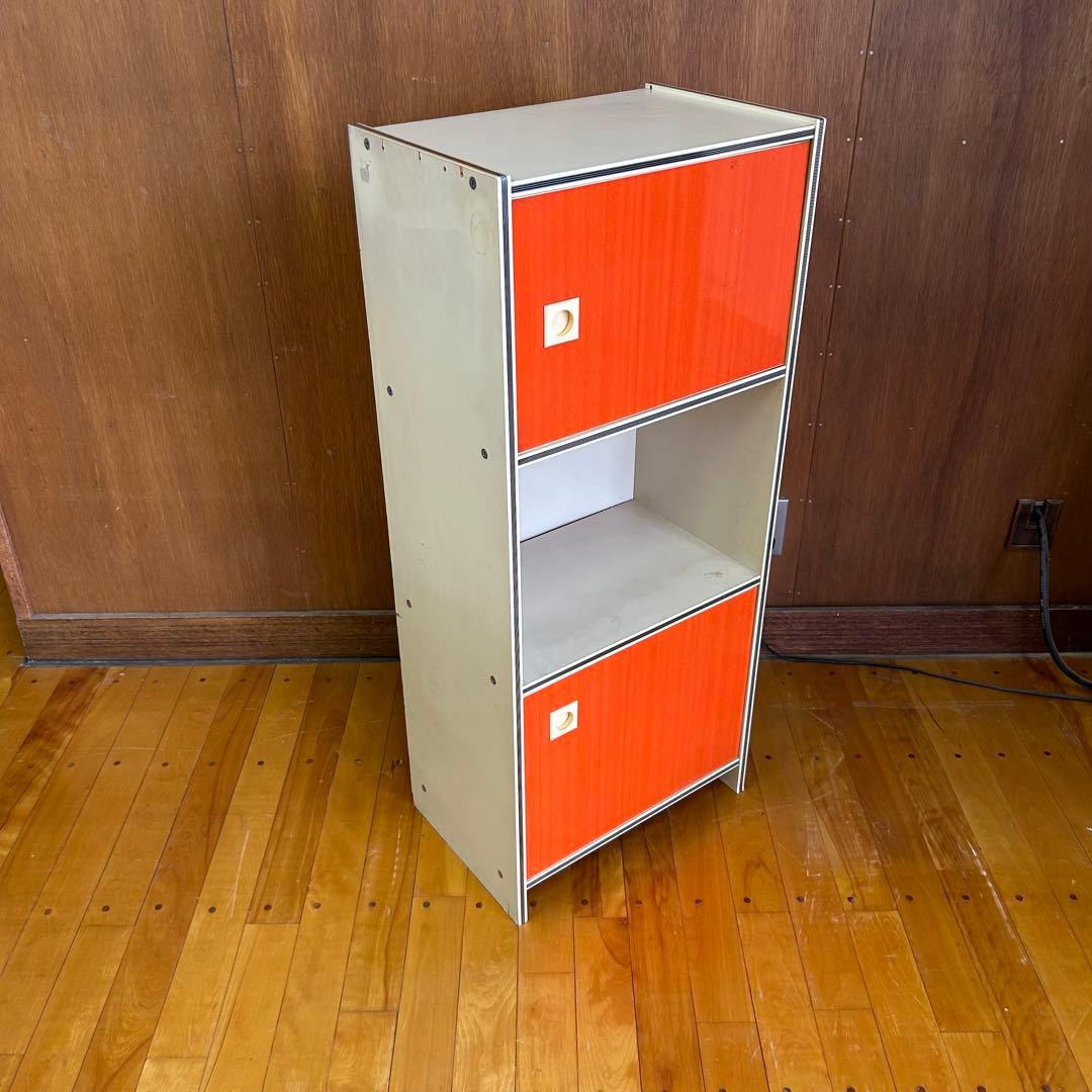 レトロポップ　棚　オレンジ