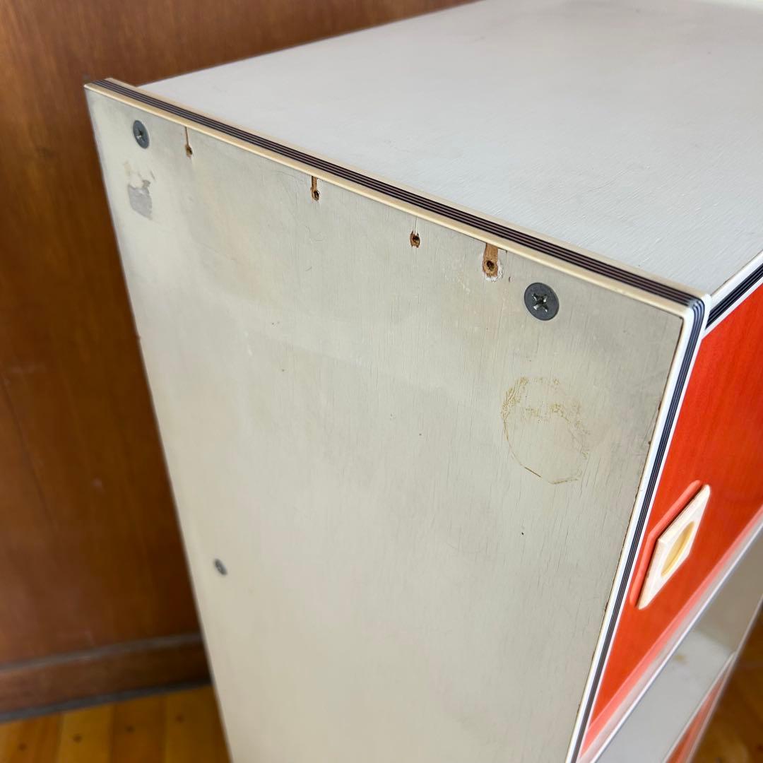 レトロポップ　棚　オレンジ