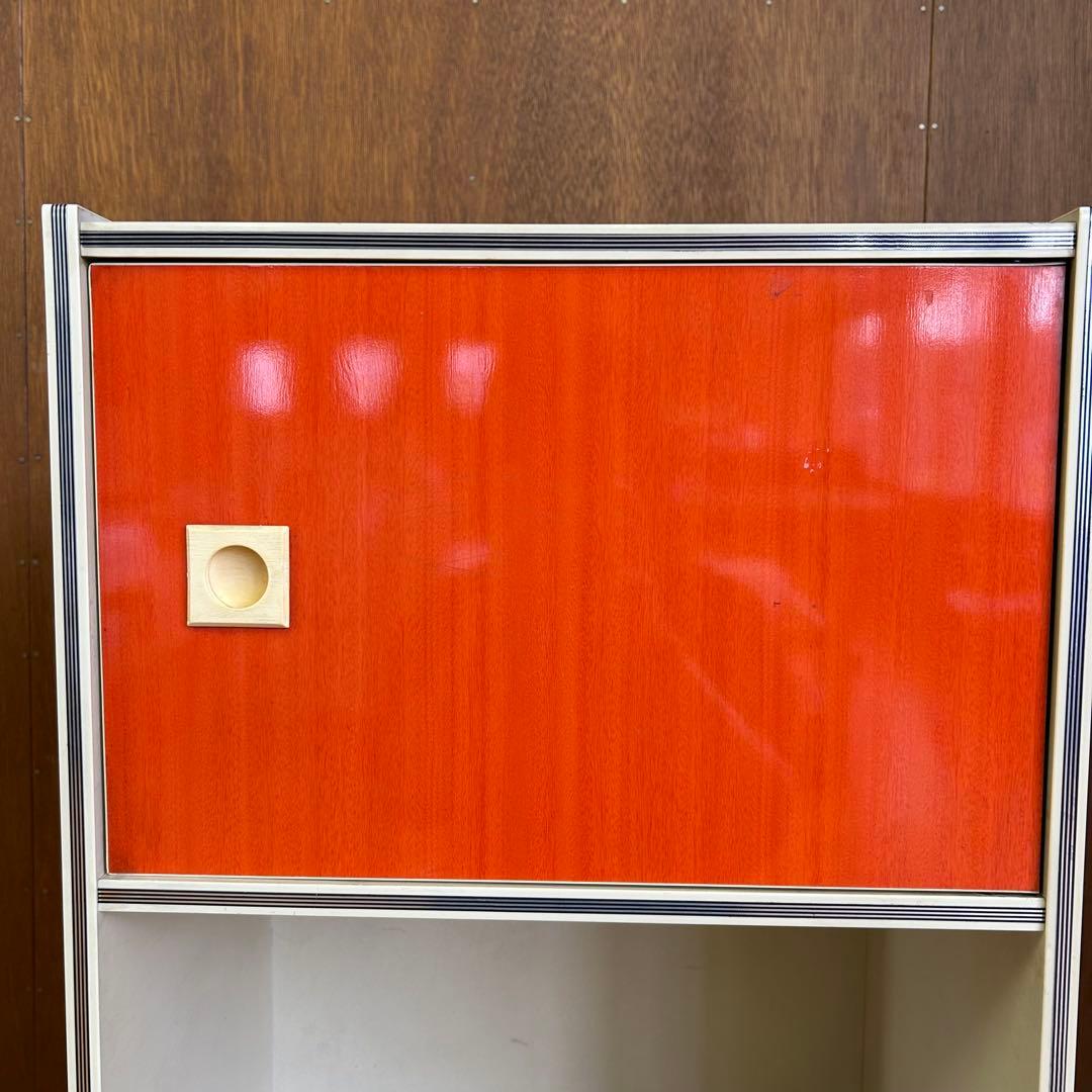 レトロポップ　棚　オレンジ