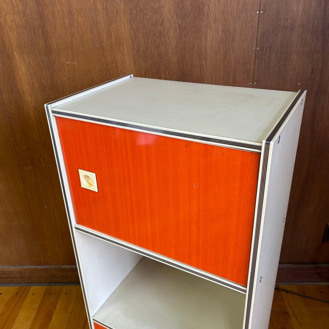 レトロポップ　棚　オレンジ