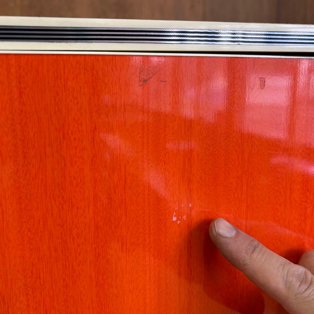 レトロポップ　棚　オレンジ