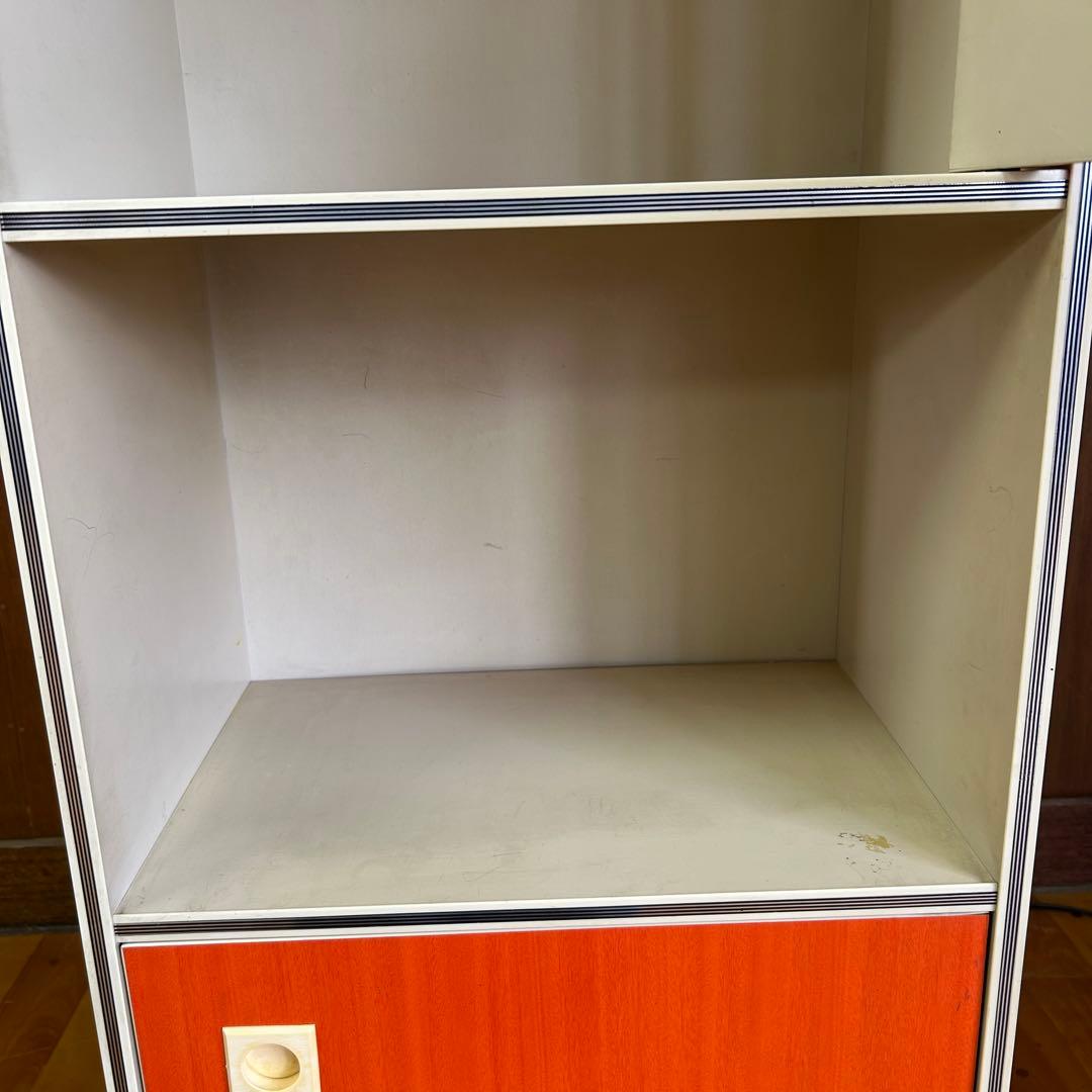 レトロポップ　棚　オレンジ