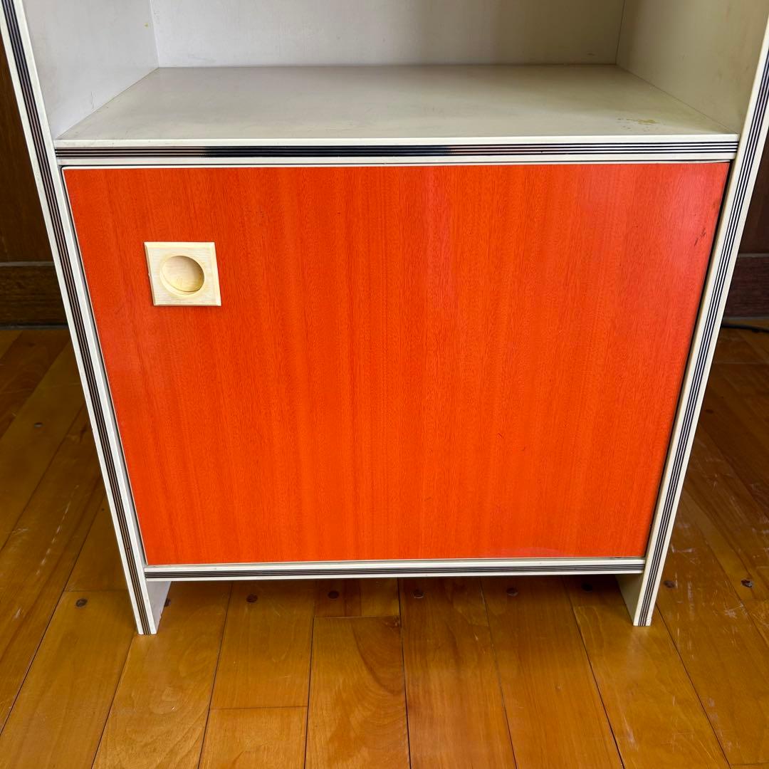 レトロポップ　棚　オレンジ