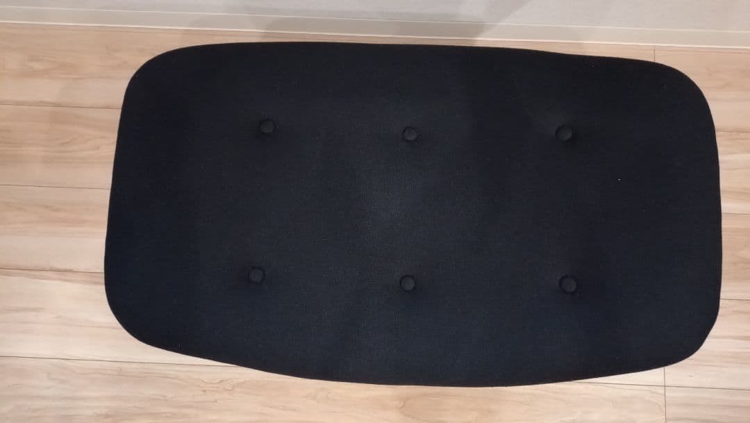 ★美品　オットマン　ファブリック　ブラック