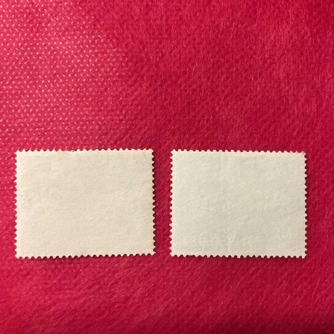 シンガポール　使用済み切手2枚