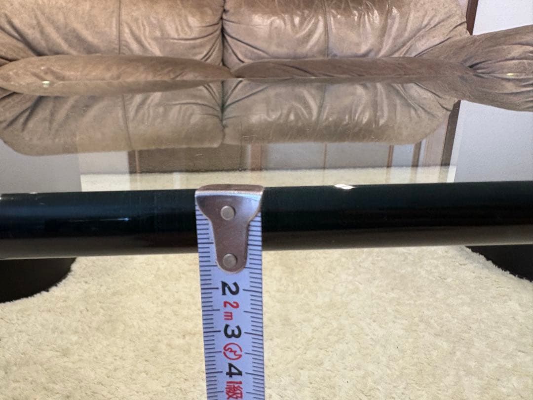 値下げしました！ センターテーブル　ガラス卓上　 140cm x 75cm