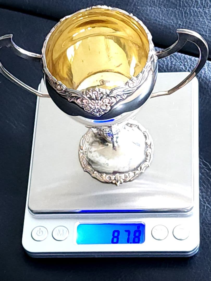 アンティーク Silver 1972 いすゞ草交会 優勝カップ 87.8g