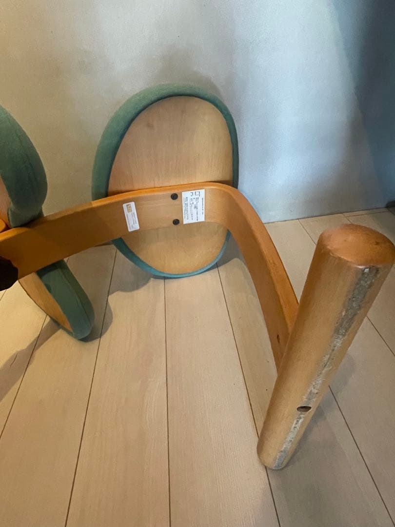 rybo バランスチェア　水色　紺色カバーセット