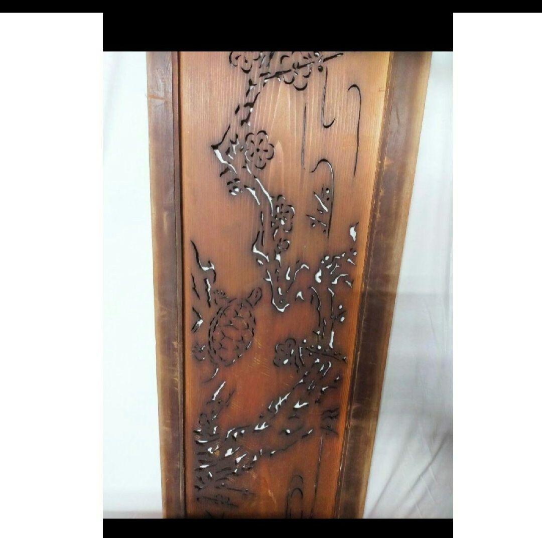 欄間２枚セット　天井　鴨居　長押　通風　採光　開口部材