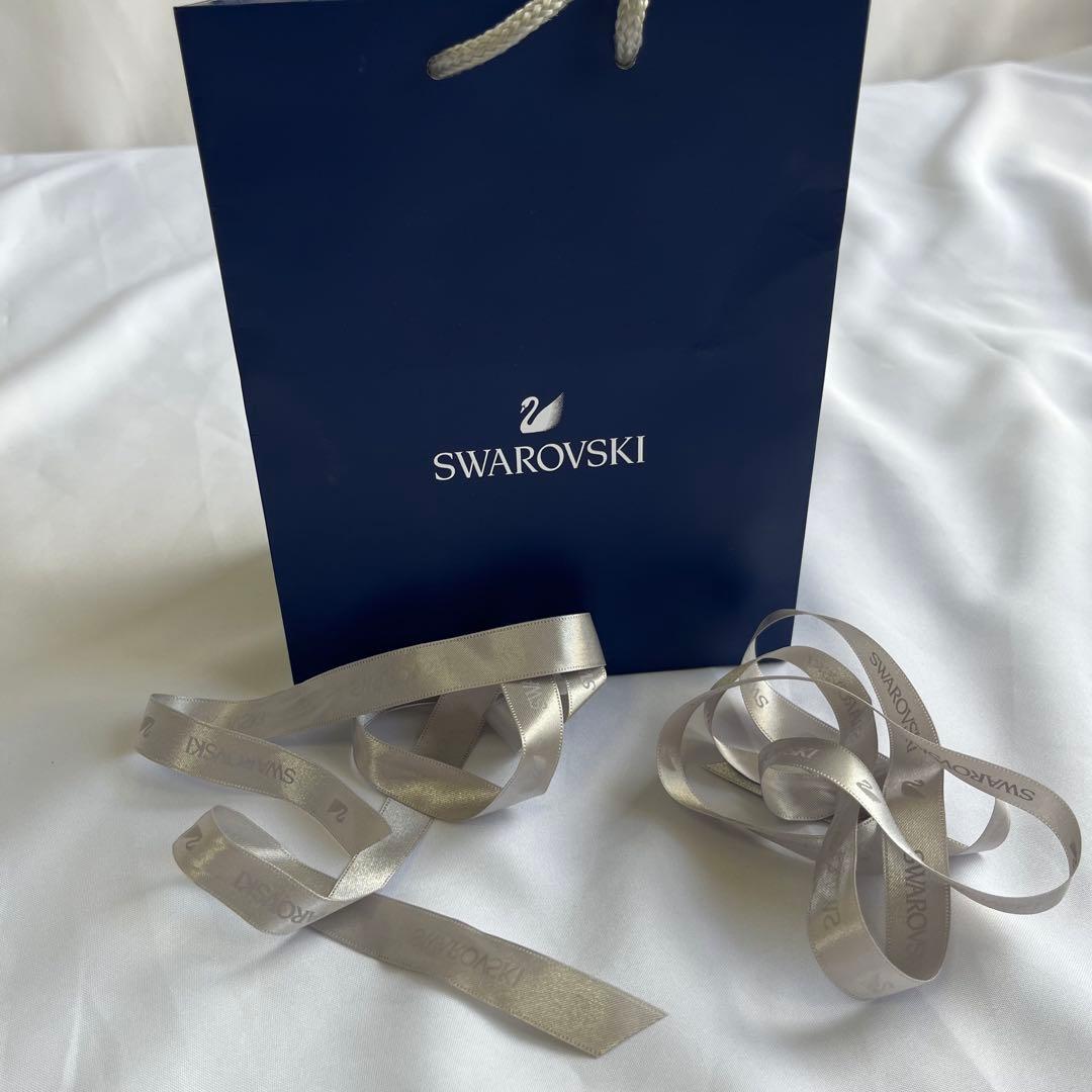 【新品未使用】スワロフスキー　パピー　ロージー　プードル　クリスタルベース付き