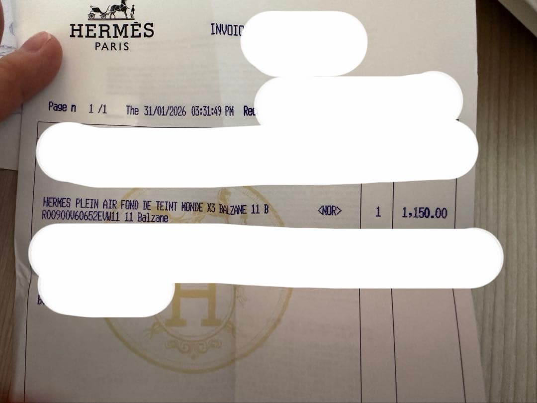 日本未発売 HERMES エルメス プラン エア フォン ドゥ タン ソワン