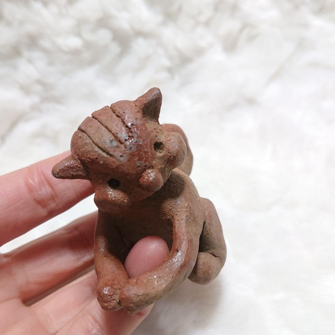 【2461】抱っこリス…備前焼