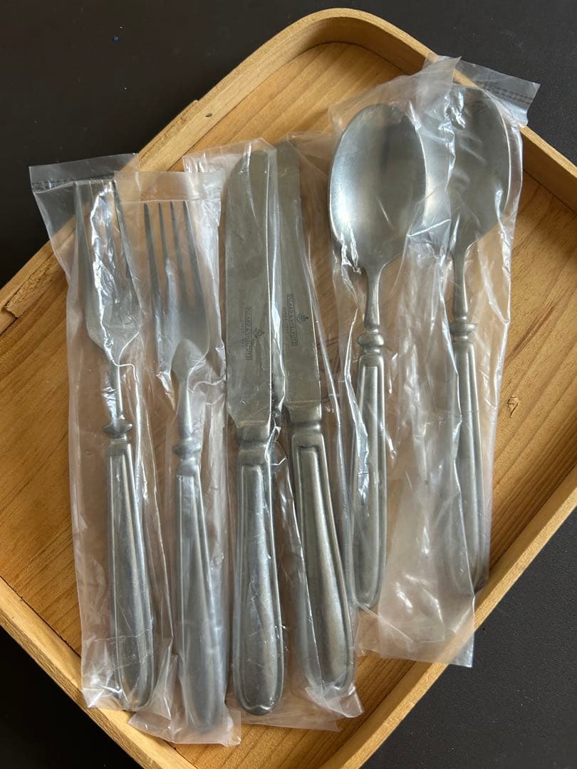 ランドハウス ヴィンテージ　テーブルスプーンフォークナイフ2セット①　カトラリー