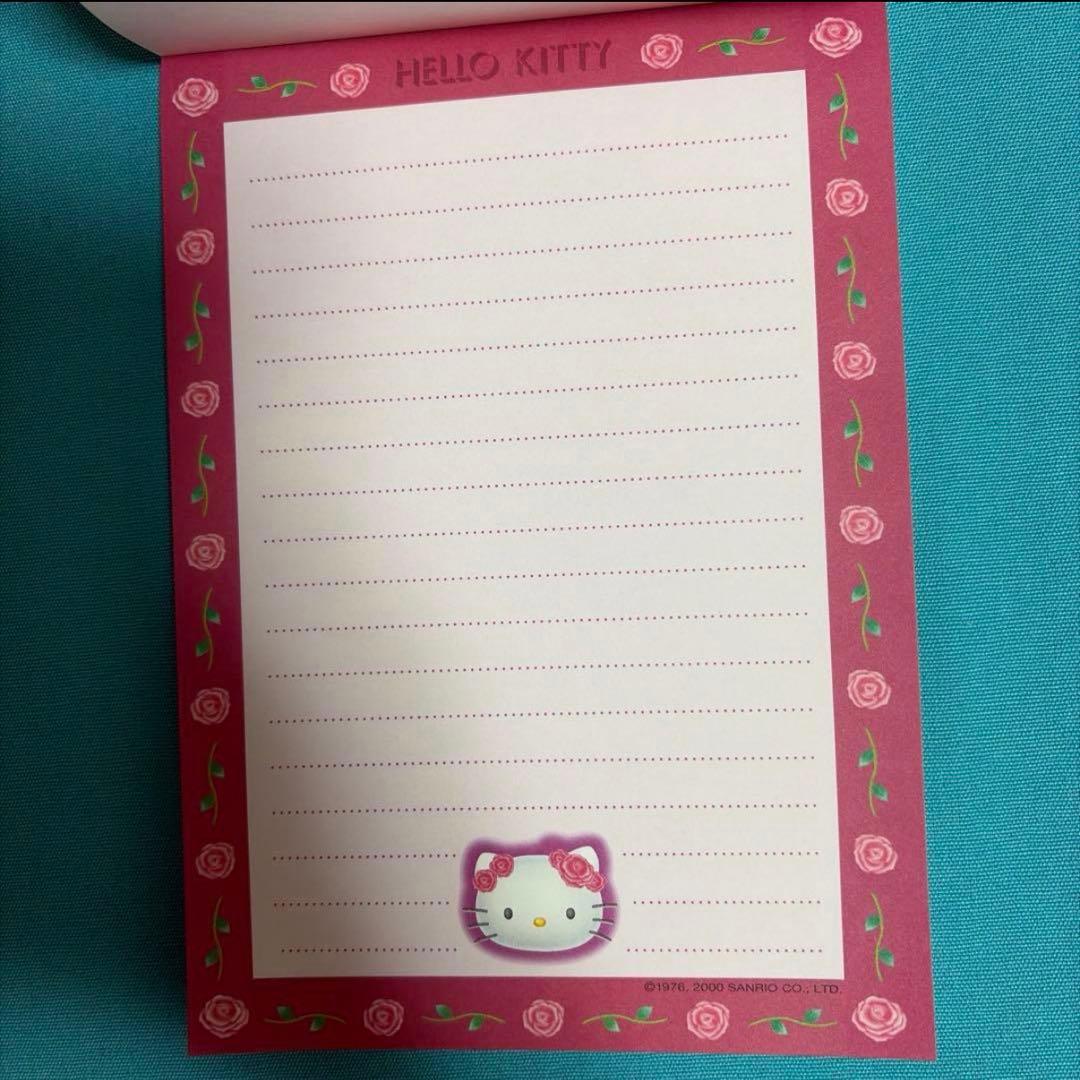 サンリオ 2000年 ハローキティ 薔薇 メモ帳 - メルカリ