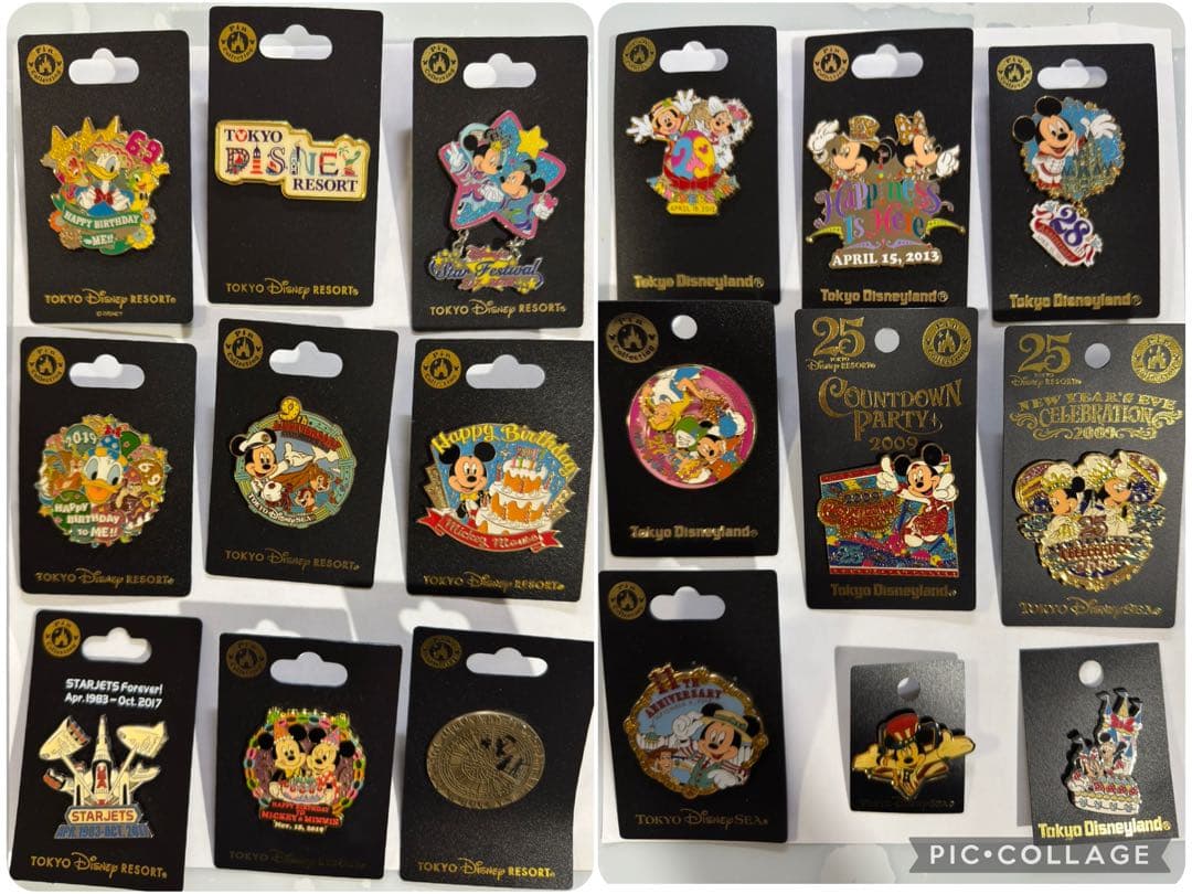 ディズニーピンバッジ 210個 まとめ売り