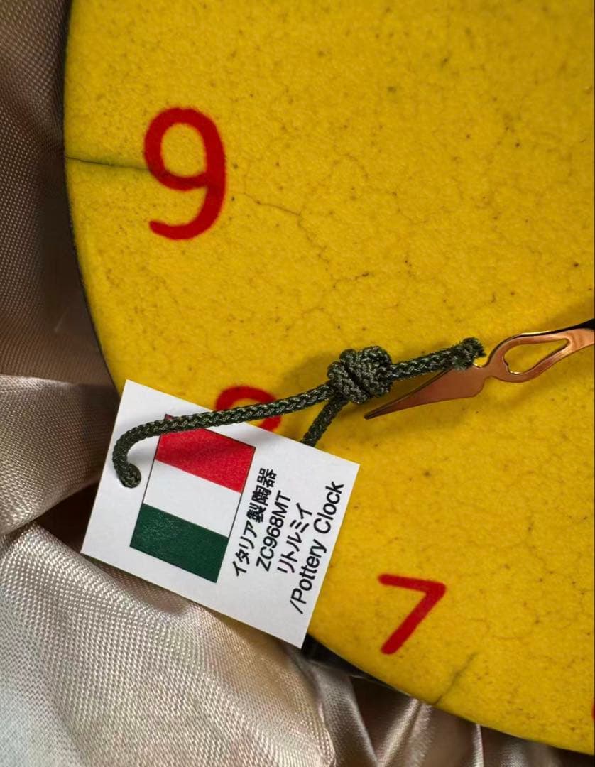 新品　ムーミン リトルミイ陶器 掛時計 置時計 兼用 ZC968MT33