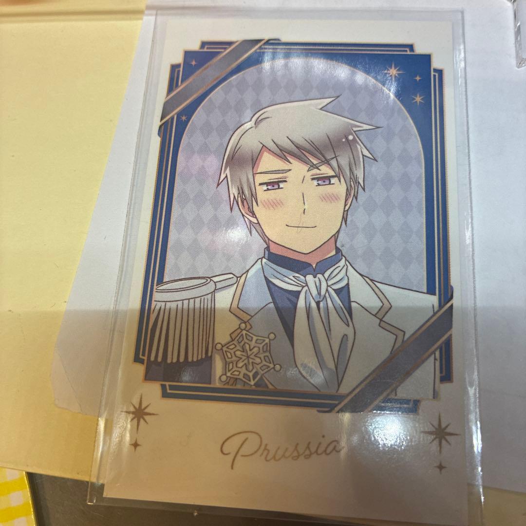 ヘタリア プロイセン フォトカードAMOカフェ スノープリンス - メルカリ