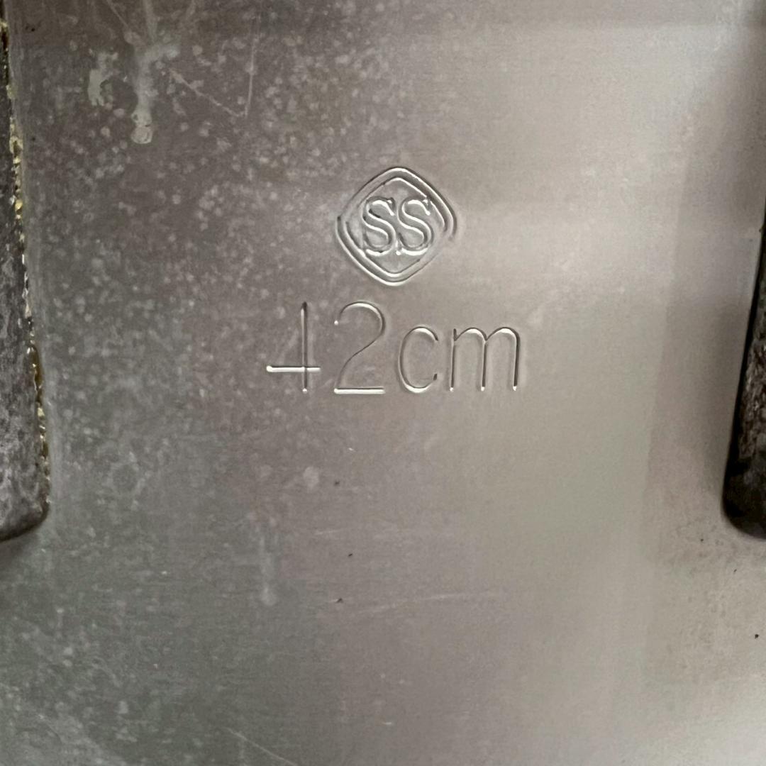 業務用 アルミ製 寸胴鍋 42cm 両手鍋 厨房 厨房機器 店舗 ⑦ A0645