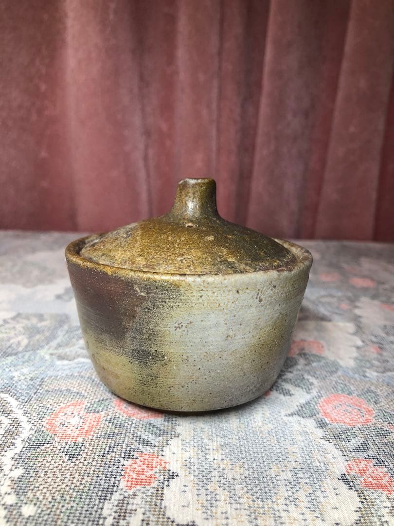 備前焼宝瓶、豊福寬手造　茶道具　煎茶道具 美品
