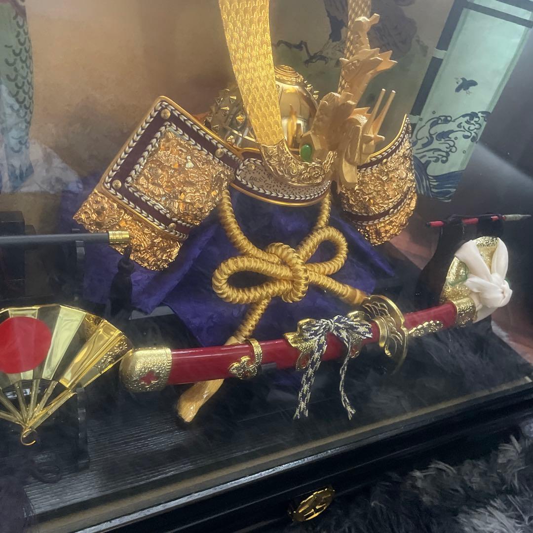 久月　五月人形 伝統的な飾り