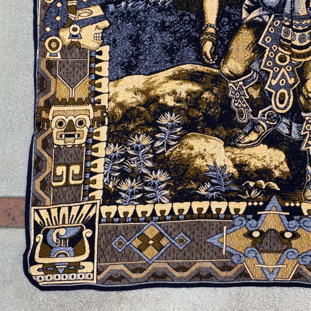 先住民デザイン ブランケット　184x212