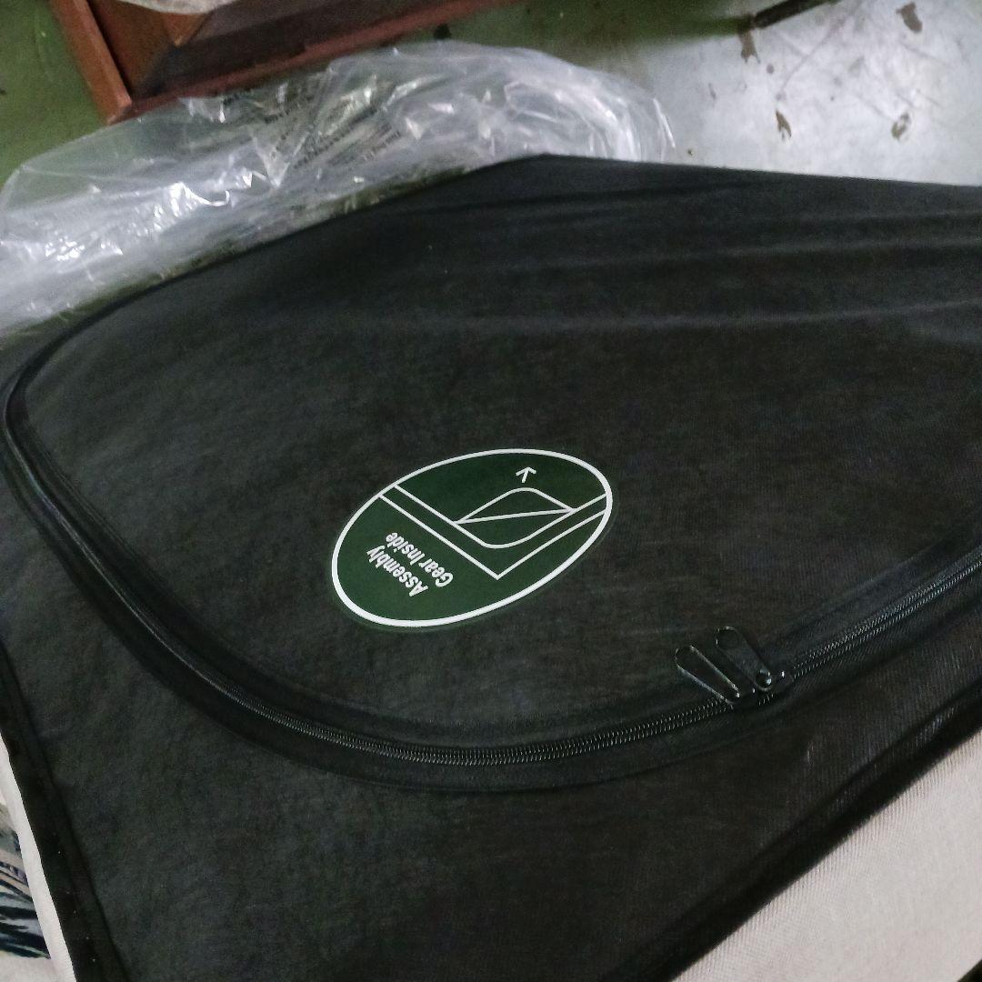 KS1 ZINUS 布張り ベッドフレーム シングル グレー 木製 すのこ