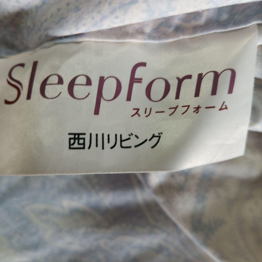 羽毛掛け布団西川リビング販売　 シングルサイズ 　ダウン90%　羽毛1.2㌔