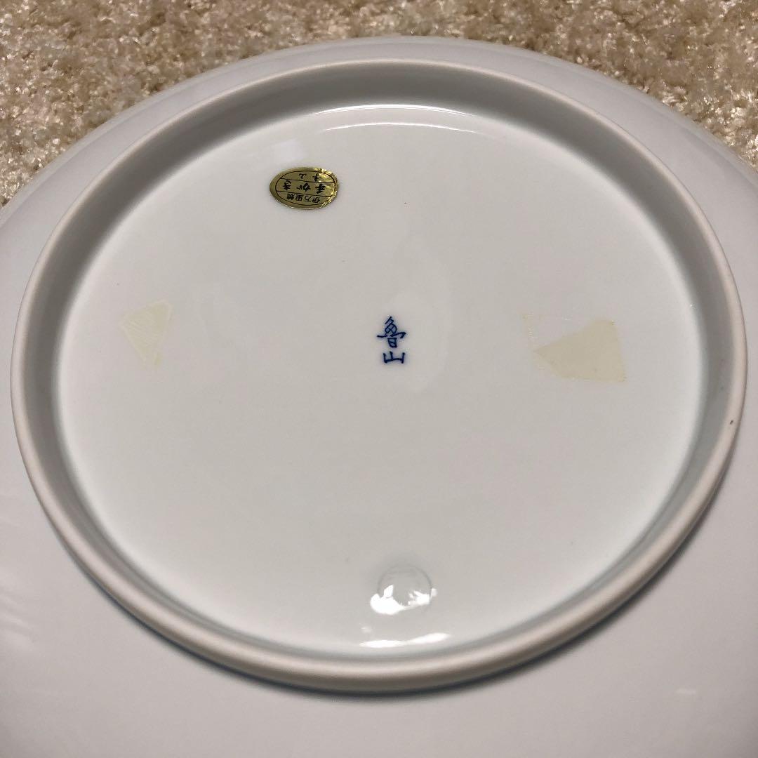 伊万里　色鍋島焼　魯山窯　大皿　手がき