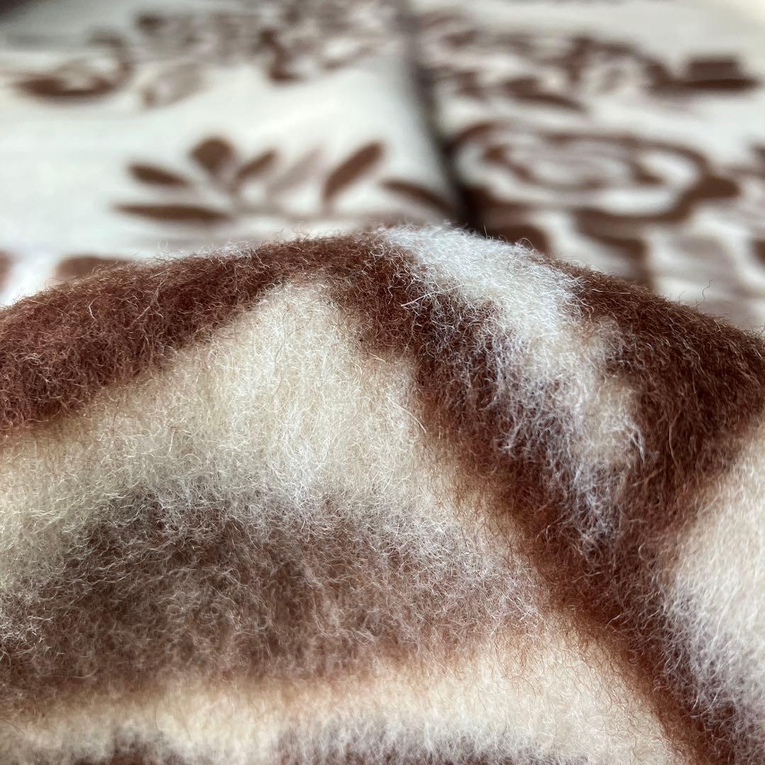 ニューウールカシミア混 毛布 142x200 新品未使用