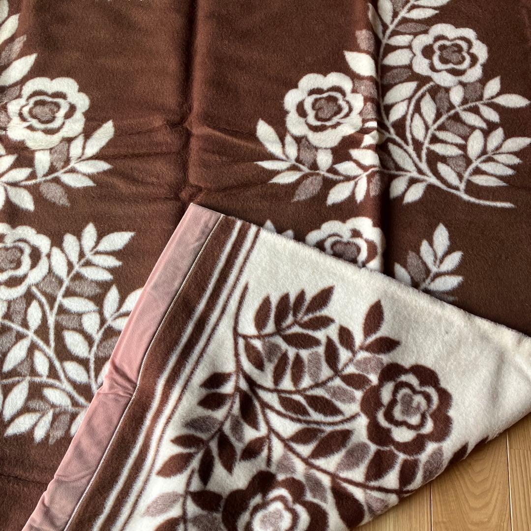 ニューウールカシミア混 毛布 142x200 新品未使用