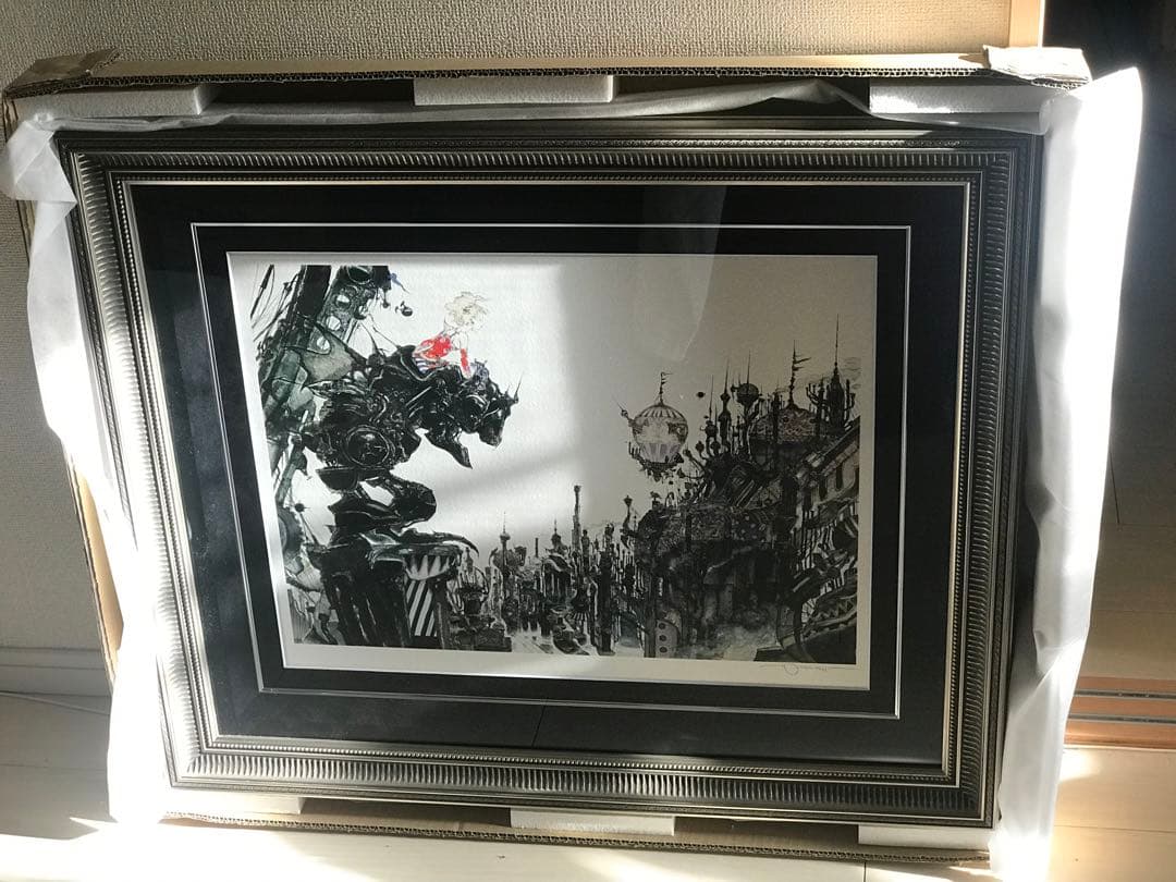 天野喜孝 FF6 「街」ジクレ 完全オーダー 版画 ティナ 魔導アーマー