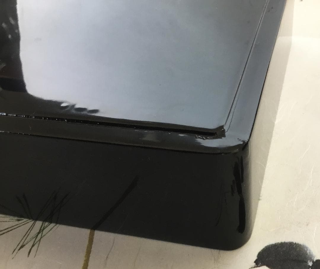 Aki214様 専用重箱 おせち 4段重 木製漆塗 黒 5.5寸内朱17cm ④