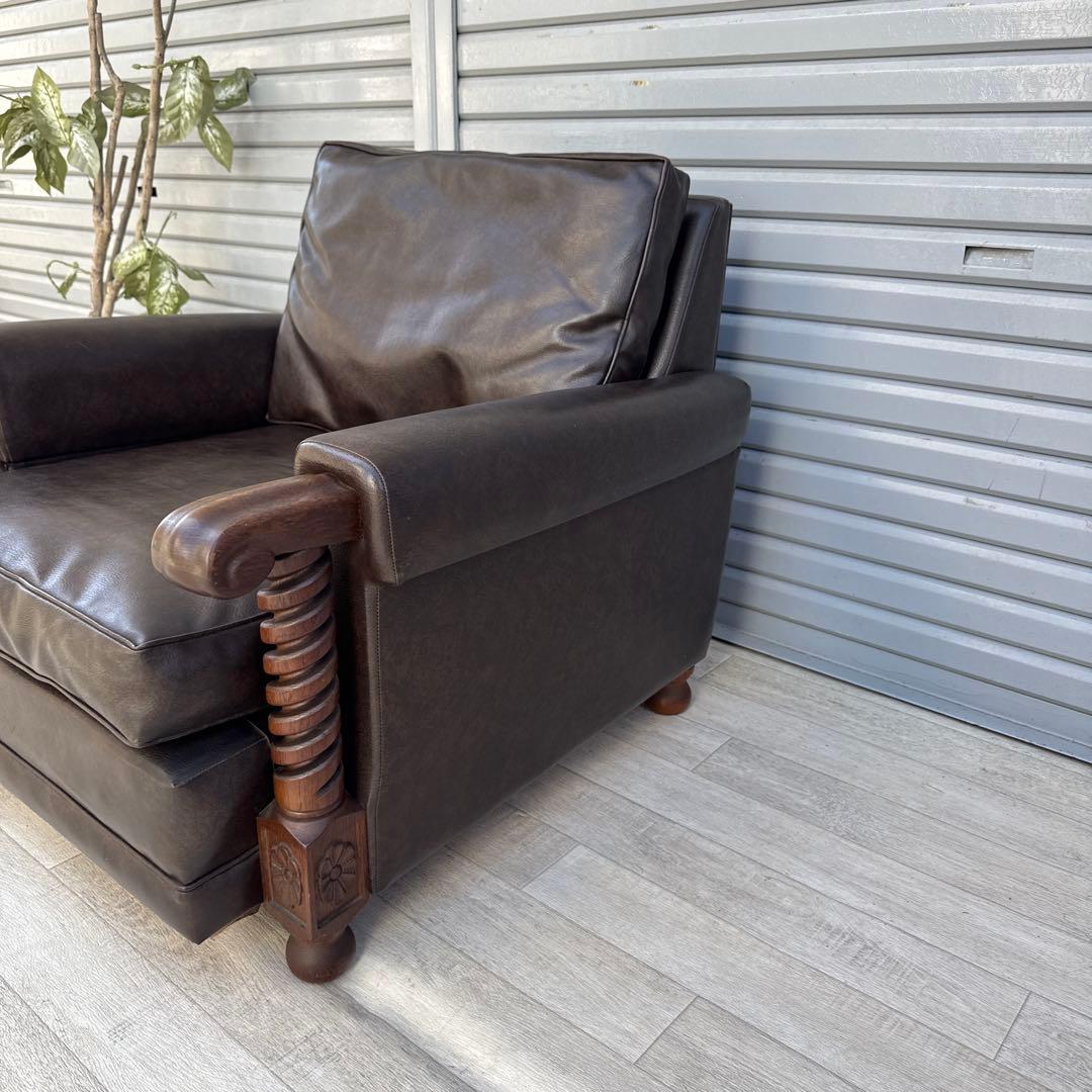 最終値下げ品　オールド　マルニ　MARUNI ヴィンテージ　1人掛けソファ