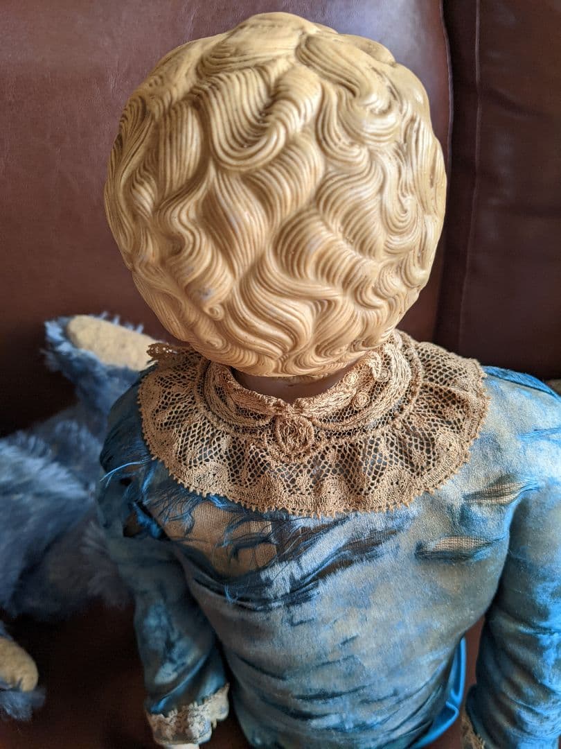 アンティークジャーマンパリアンドール イケメン君 検)ビスクドール