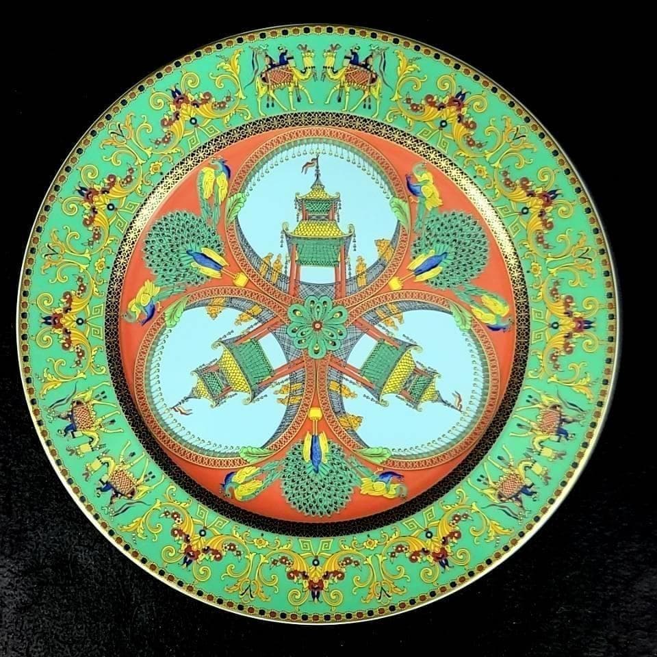 ●美品□ ヴェルサーチ ローゼンタール 大皿 プレート 31cm　飾り皿 0