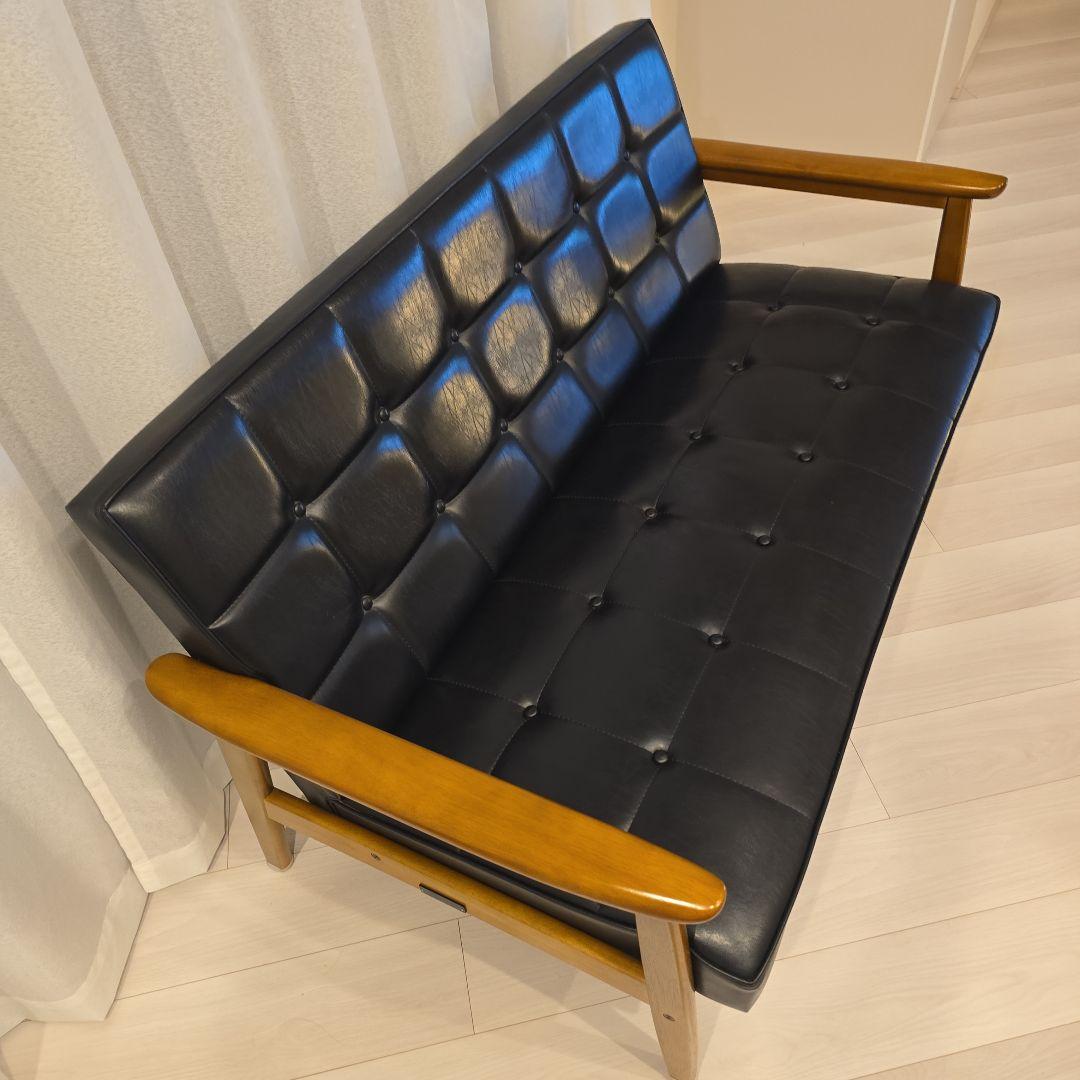 【美品】カリモク karimoku 60 Kチェア2シーター