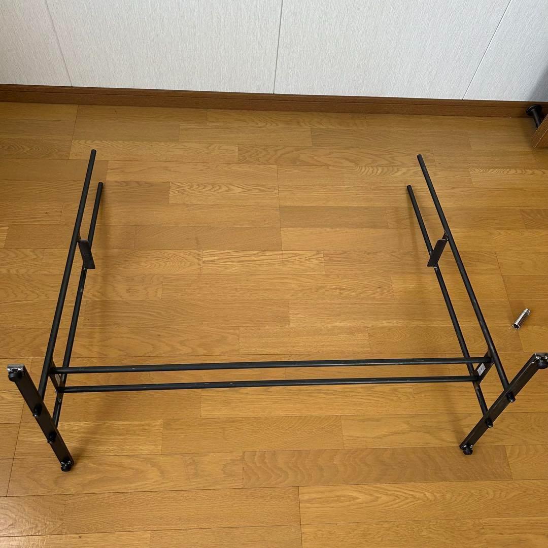 ☆2段棚　ラック　アンティーク風　ハンドメイド　　アイアン家具