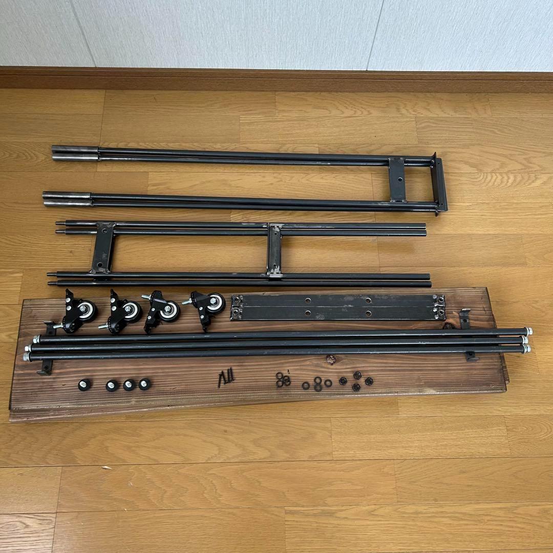 ☆2段棚　ラック　アンティーク風　ハンドメイド　　アイアン家具