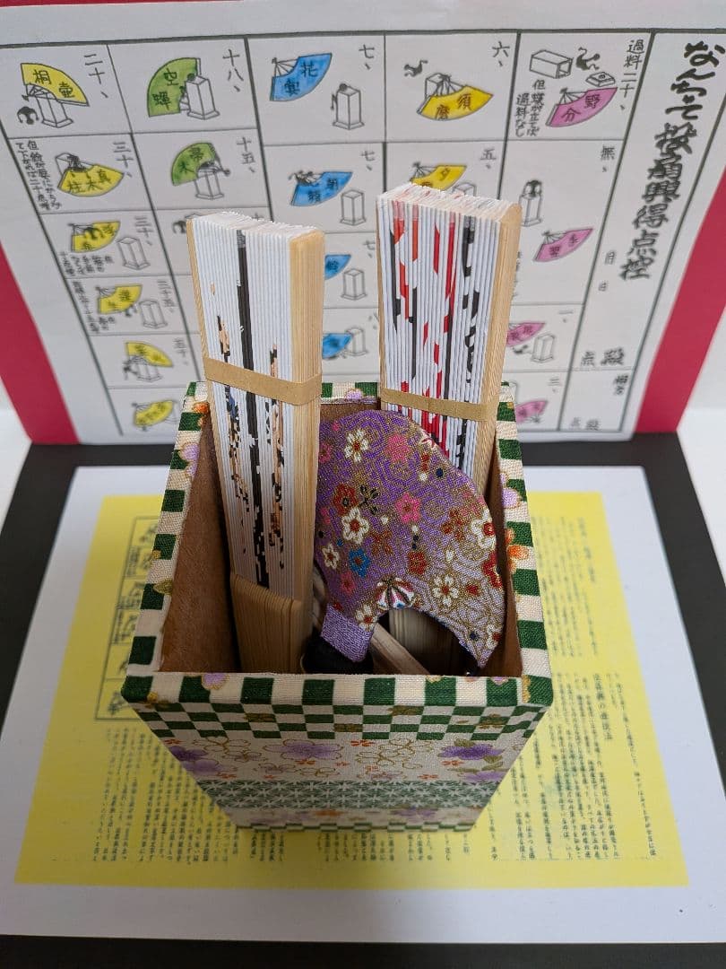 「歌舞伎&相撲」ファイル扇子付！新品⑤点 投扇興セット。
