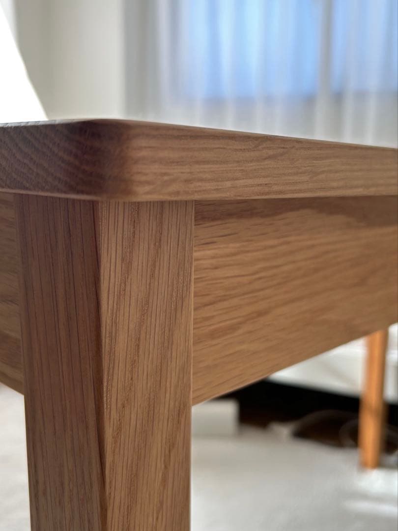 【直接引取り限定】無印良品　木製デスク　オーク材