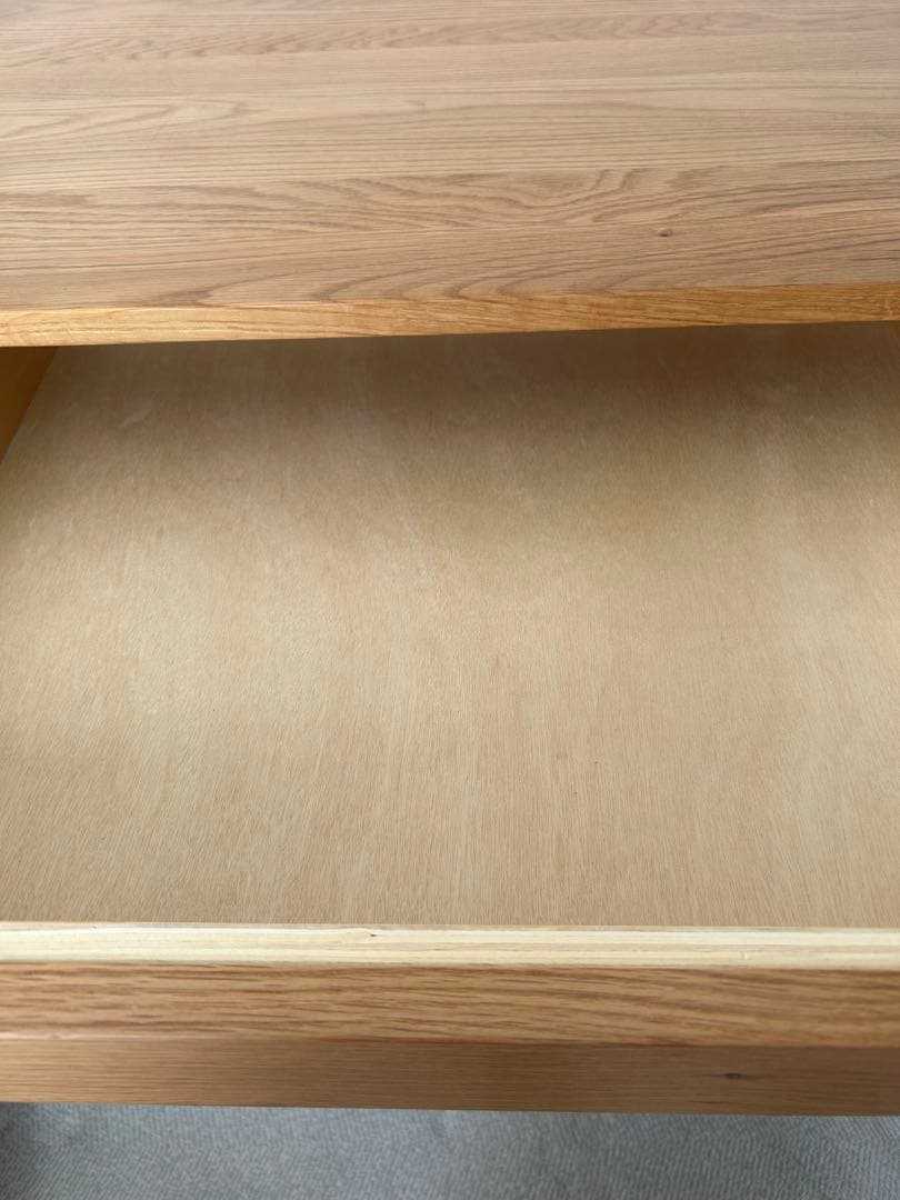 【直接引取り限定】無印良品　木製デスク　オーク材