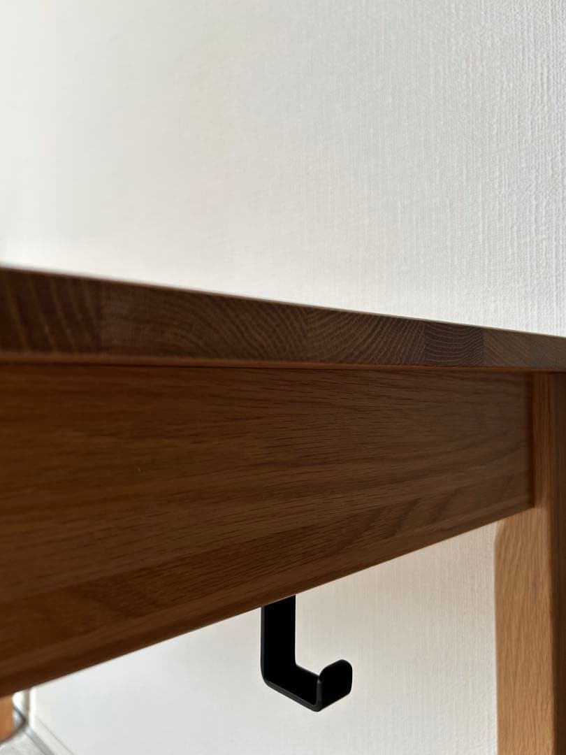 【直接引取り限定】無印良品　木製デスク　オーク材