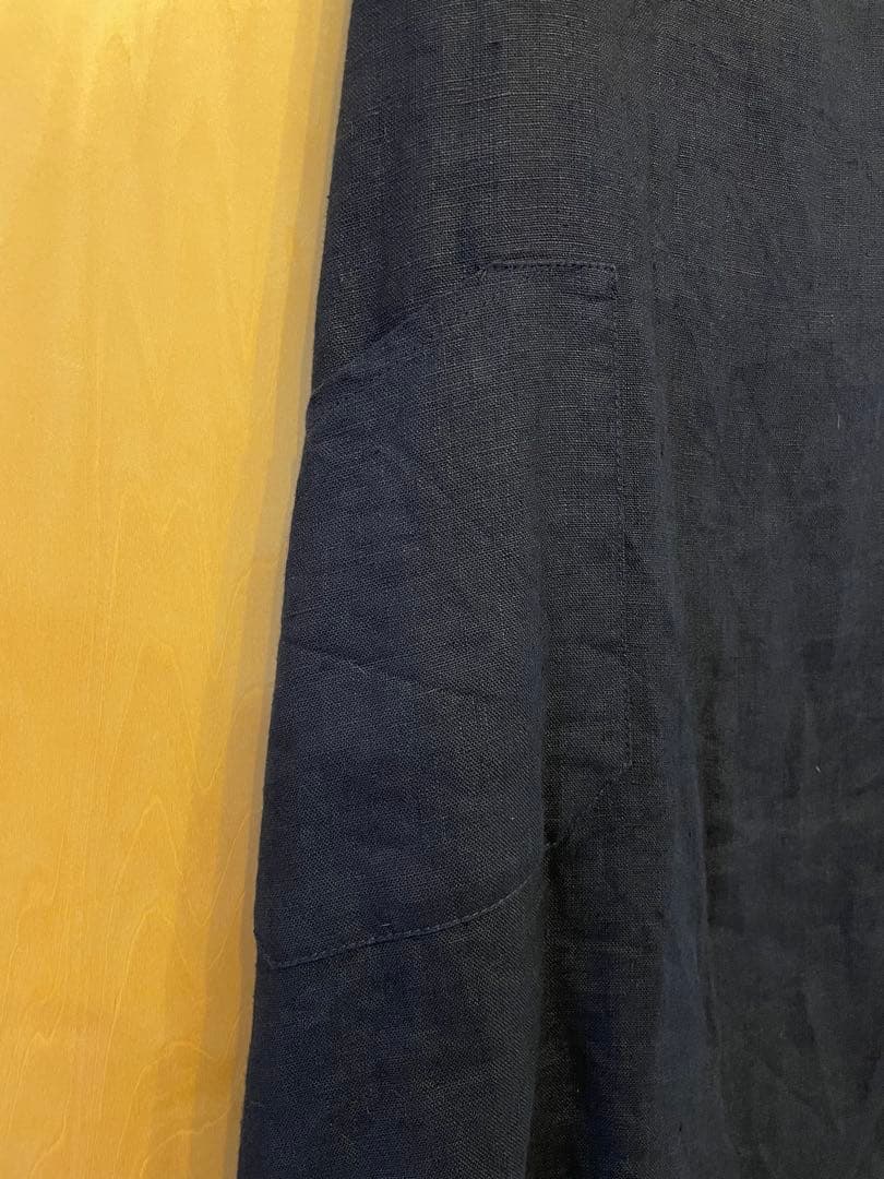 fog linen work オーバーエプロン◇ワンピース風デザイン