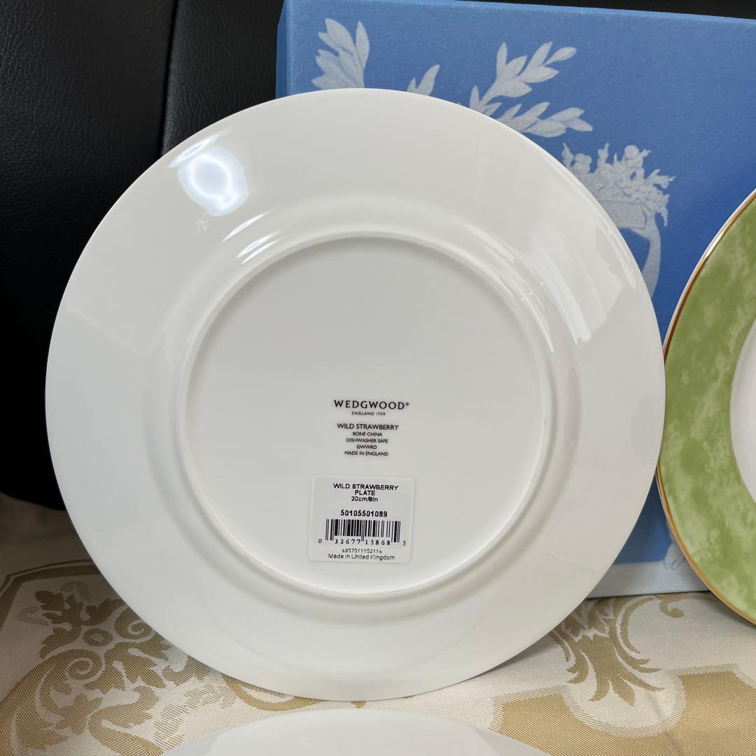 月末限定価格［新品］ワイルドストロベリー•フルリム　プレート5枚
