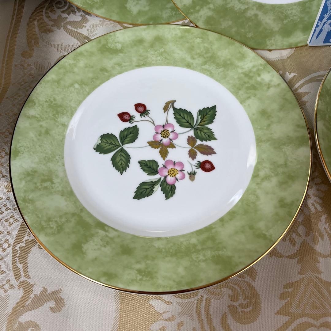 月末限定価格［新品］ワイルドストロベリー•フルリム　プレート5枚