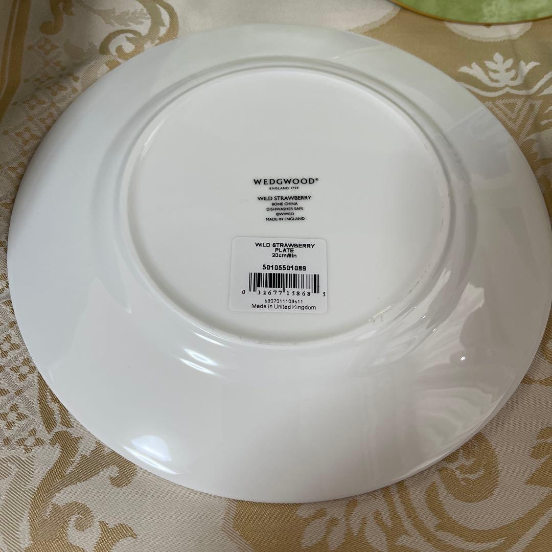 月末限定価格［新品］ワイルドストロベリー•フルリム　プレート5枚