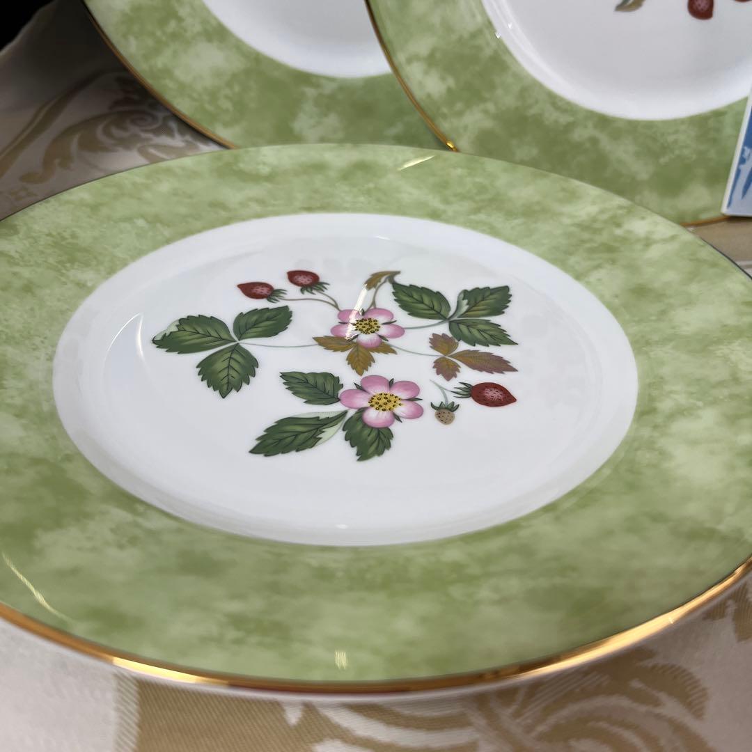 月末限定価格［新品］ワイルドストロベリー•フルリム　プレート5枚