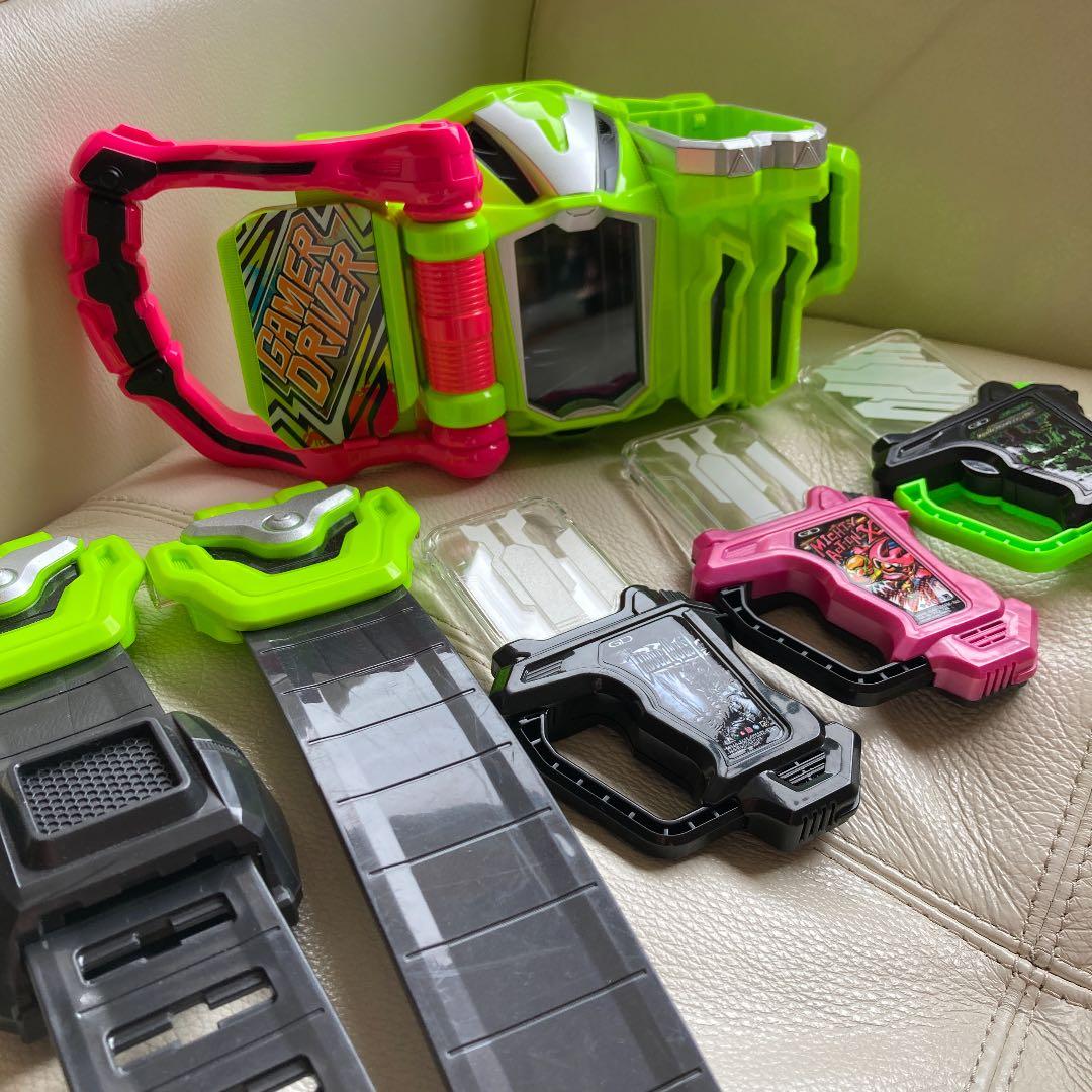 仮面ライダーエグゼイド ベルト レアガシャット付き - メルカリ