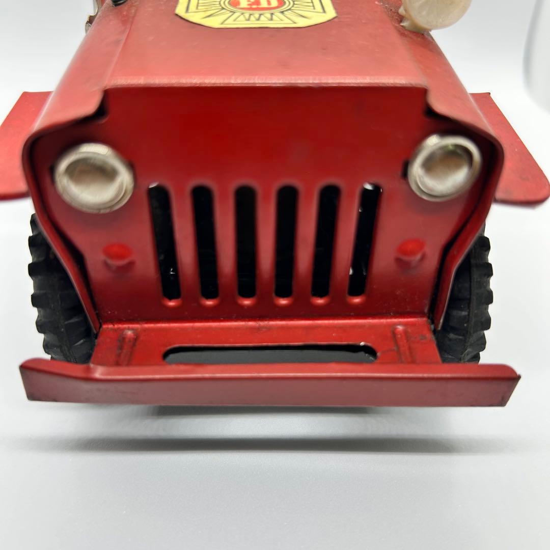 日本製　ブリキ　ジープ　JEEP 電池式　当時物